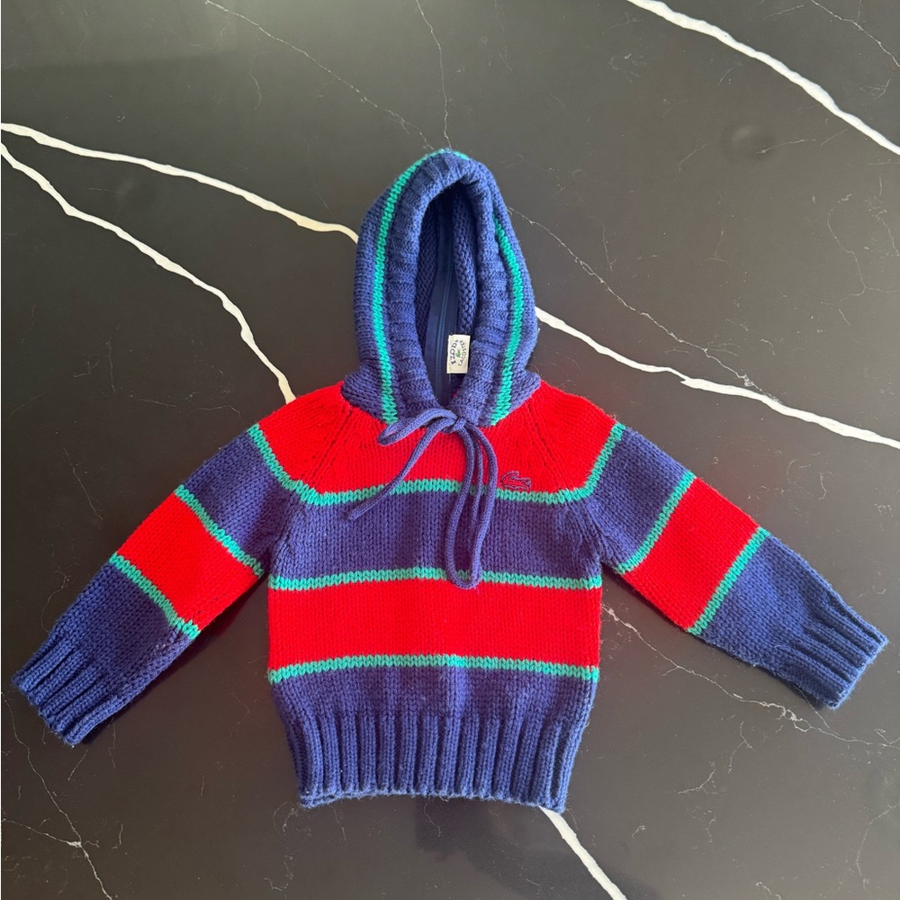 Vintage Izod Lacoste Vibrant Striped‎ Sweater
